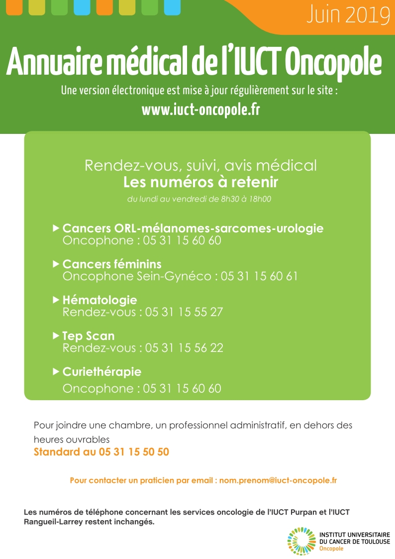 Annuaire IUCT Oncopole